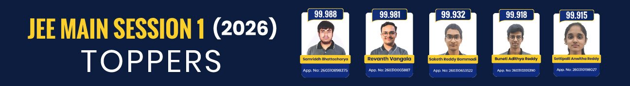 JEE MAIN 2026 Session 1 Toppers