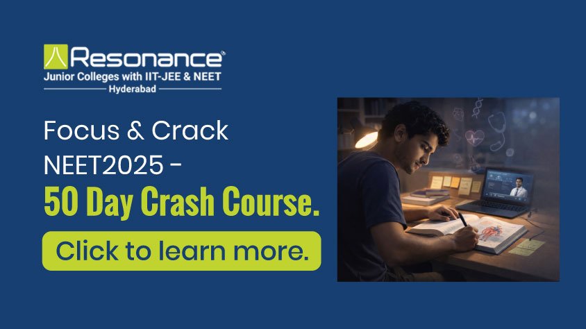 50 day rank focused neet 2026 crash course at resonance for medical aspirants
