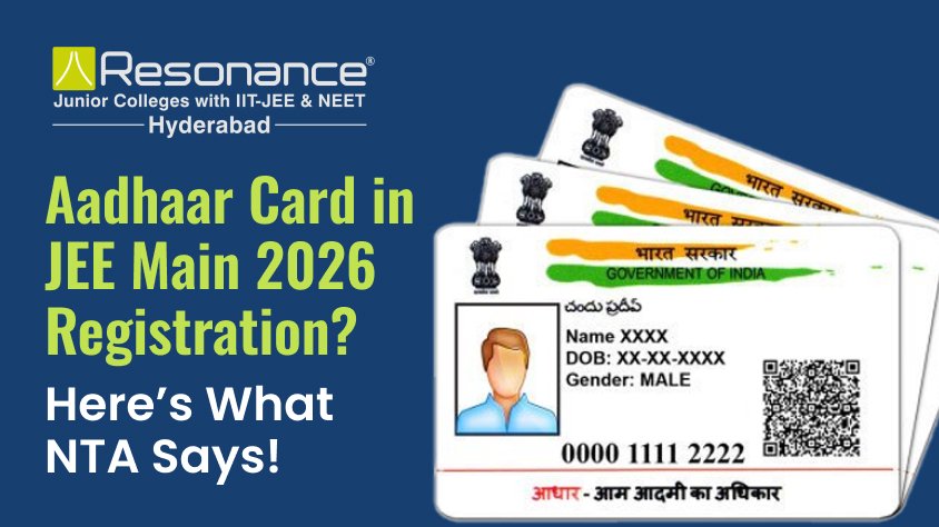 Aadhaar Card in JEE Main 2026 Registration