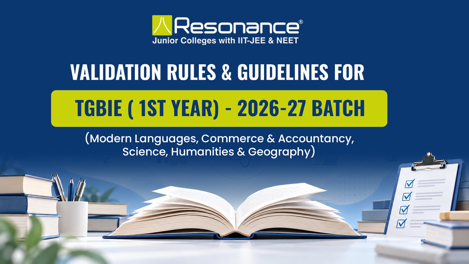 Telangana Inter First Year Guidelines