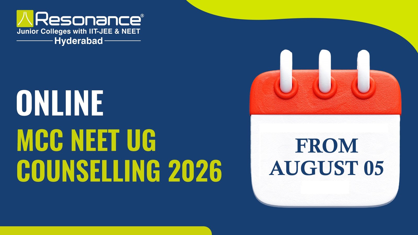 NEET 2026 Counselling Starts August 5