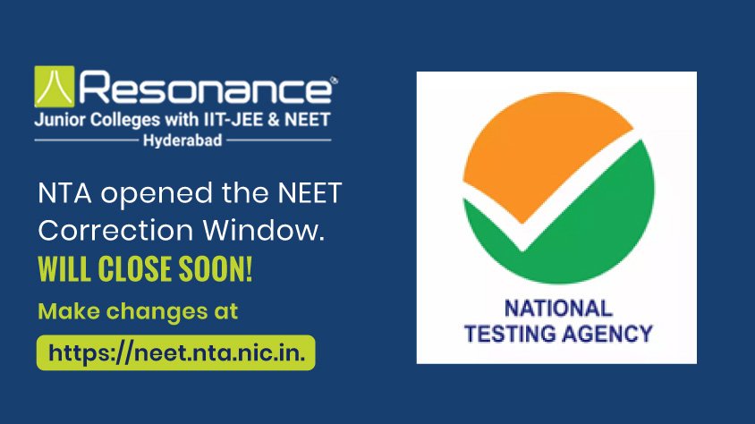 NEET UG 2026 correction window