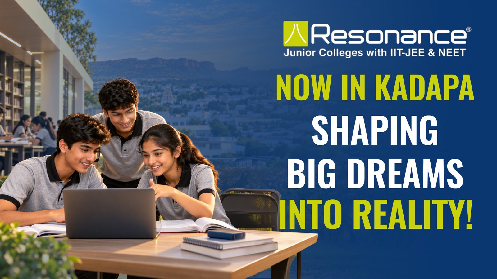 Resonance Junior College is now in Kadapa