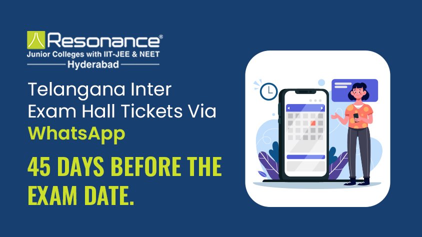 Telangana Inter Hall Tickets