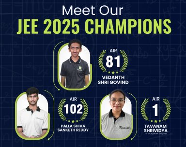Resonance Colleges JEE 2025 Champions