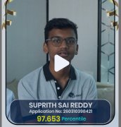 JEE achiever testimonial