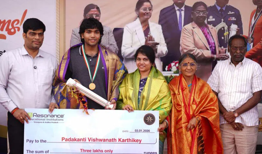 Resonance Student Viswanath Acheivement