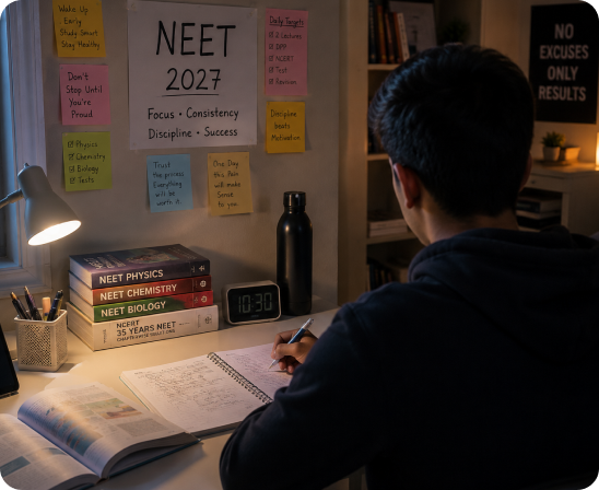 Student preparing for NEET 2027